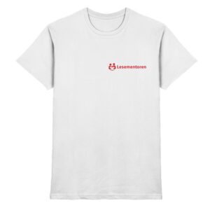 Lesementoren-Shirt weiß - normale Passform
